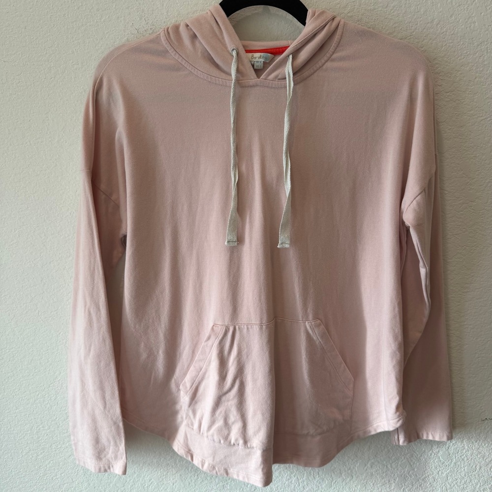 Boden Womens Blush Pink Jersey Hoodie Pullover Kangaroo Pocket Size US 2